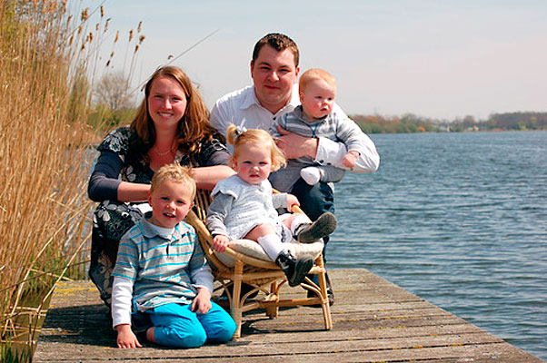 Gezin Marieke en Ariën Roozendaal - van der Slikke